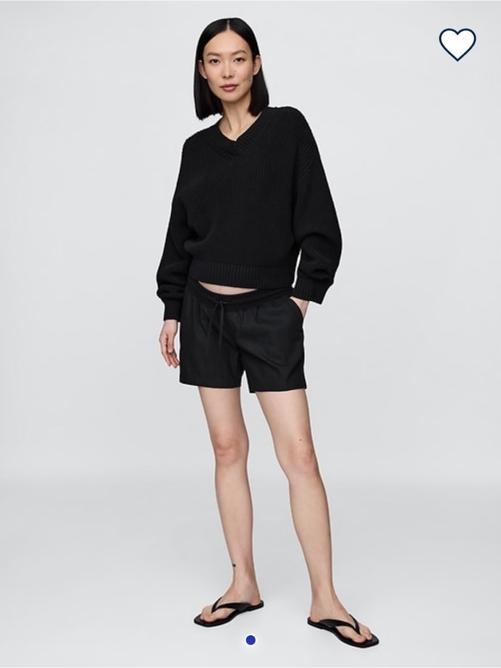 GAP Black Women's Drawstring Shorts